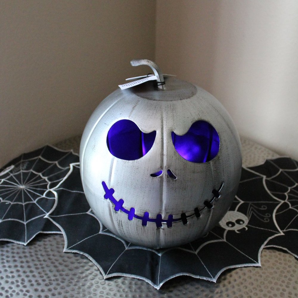 Halloween Metal Jack O'Lantern Jack Skellington